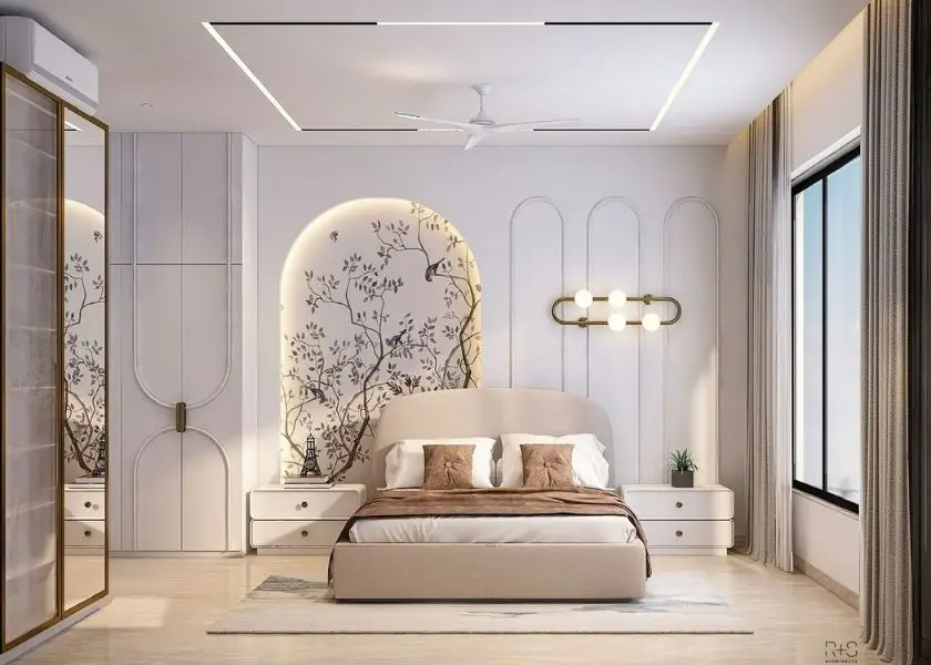 Dekorasi Kamar Wanita Dewasa Berwarna Putih Gading (Ivory)